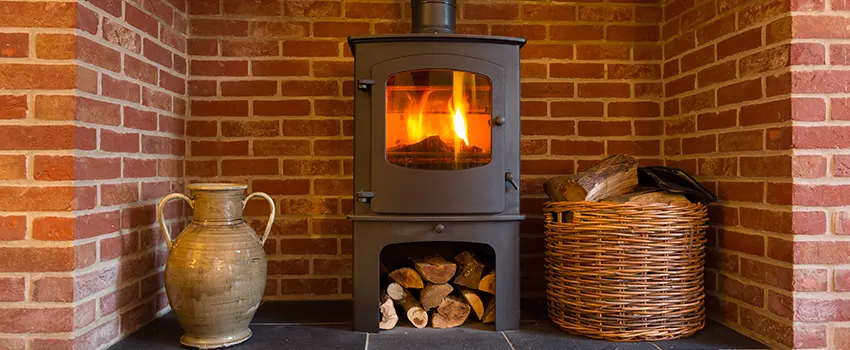 Metal Firebox Installation For Fireplace in College Station, Texas