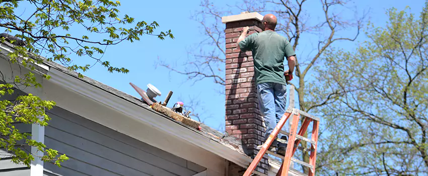 Vinyl and PVC Chimney Flashing Installation in College Station, TX